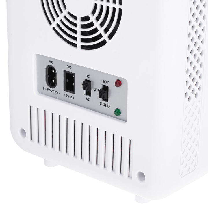 Adler AD 8085 Mini Nevera Portátil con Espejo 4L - Enfría y Calienta - Nevera de Viaje, Camping, Casa