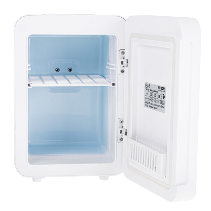 Adler AD 8085 Mini Nevera Portátil con Espejo 4L - Enfría y Calienta - Nevera de Viaje, Camping, Casa