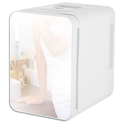 Adler AD 8085 Mini Nevera Portátil con Espejo 4L - Enfría y Calienta - Nevera de Viaje, Camping, Casa