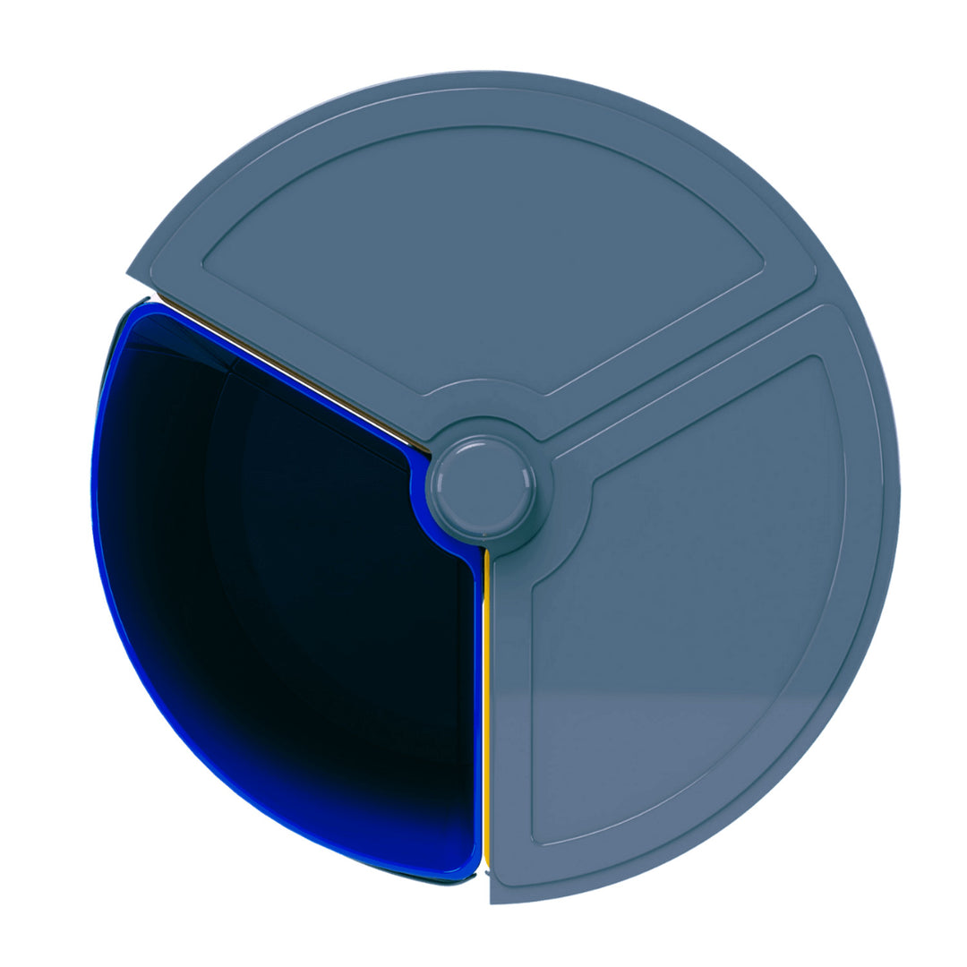 ECOBIN + balde giratório para separação de resíduos com tampa