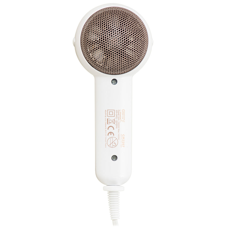 Secador de viagem, viagem 1400W Camry CR 2257