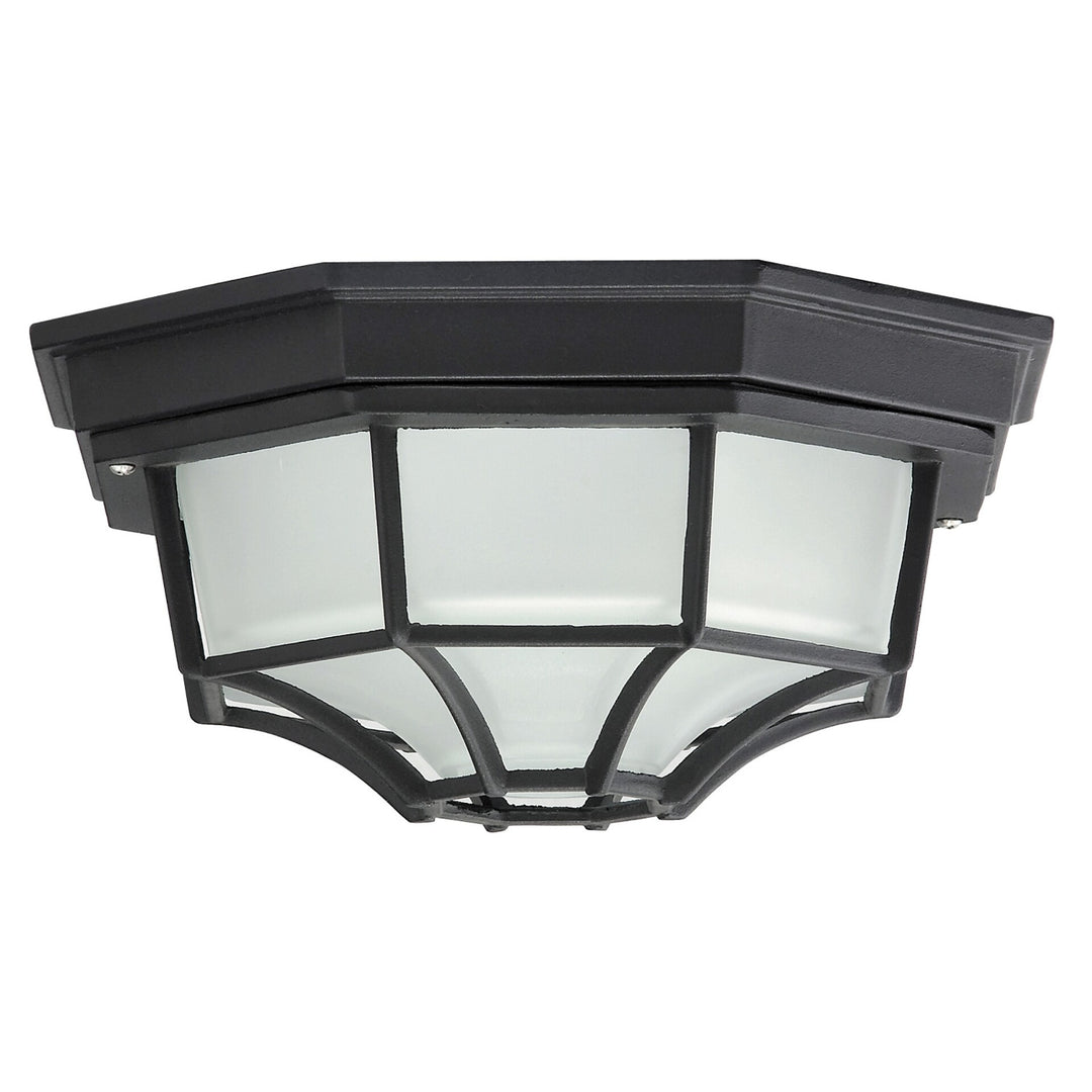 Candeeiro de teto para exterior Rabalux Milano 8346 com cúpula de metal e vidro
