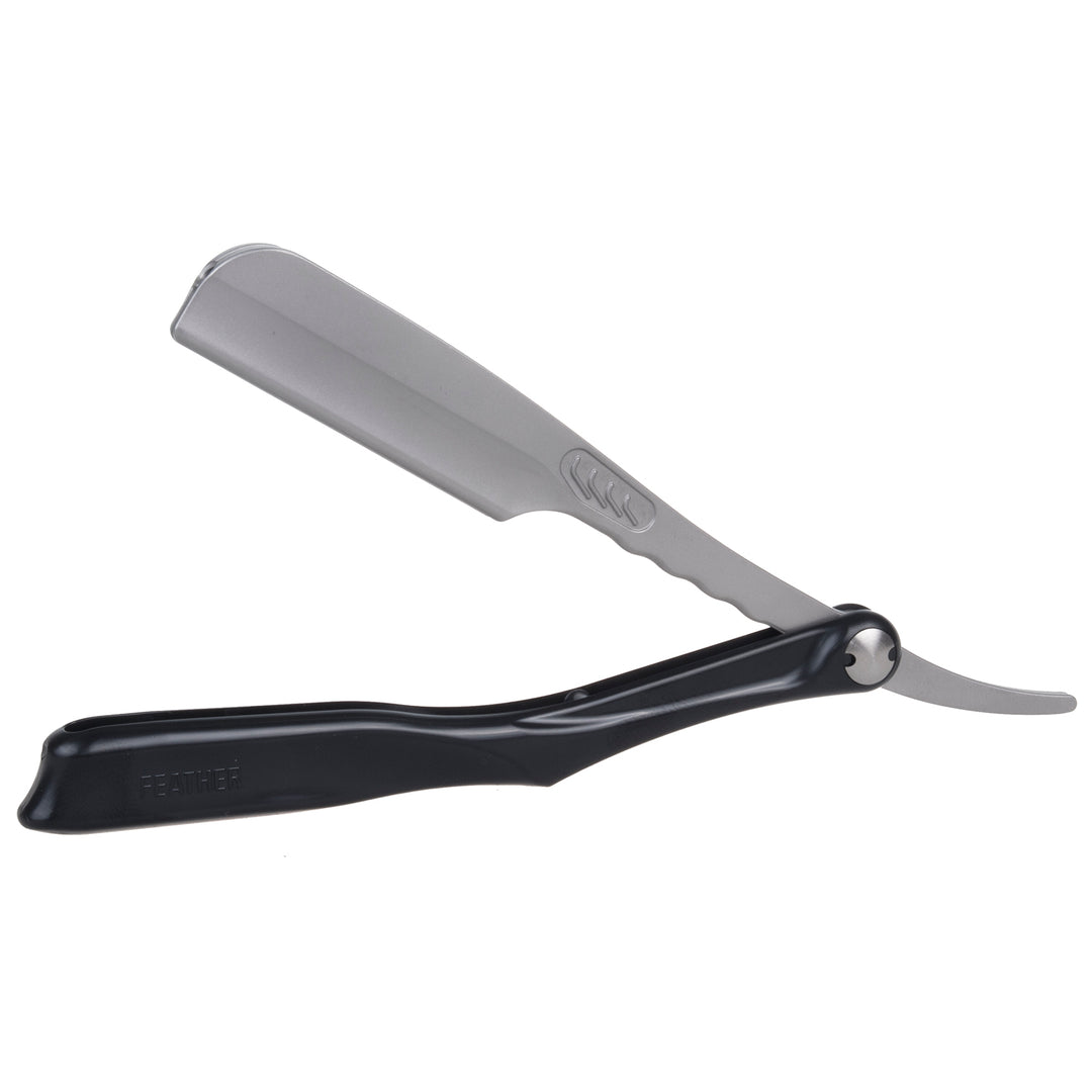 Aparelho de barbear de segurança Feather Professional Artist Club preto ACS-RB