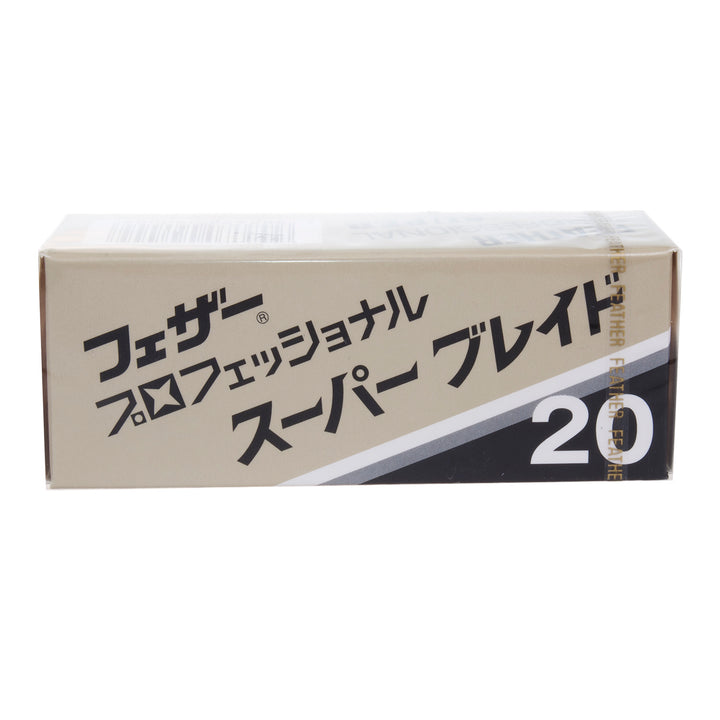 Lâminas de barbear FEATHER Super Blade PS-20 - 20 por pacote