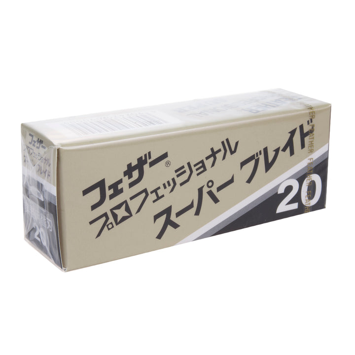 Lâminas de barbear FEATHER Super Blade PS-20 - 20 por pacote
