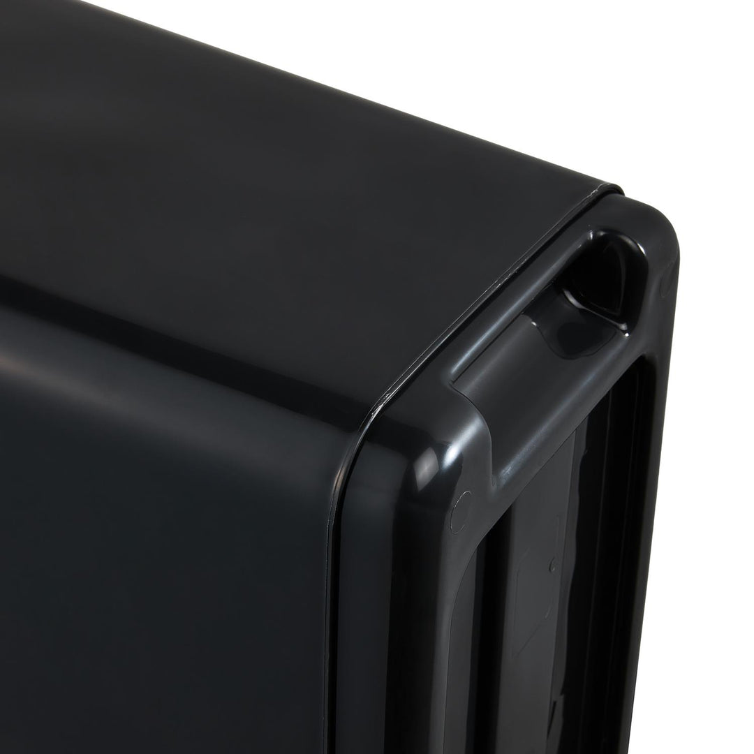 Lixeira com tampa de encaixe 25l verde Keeper
