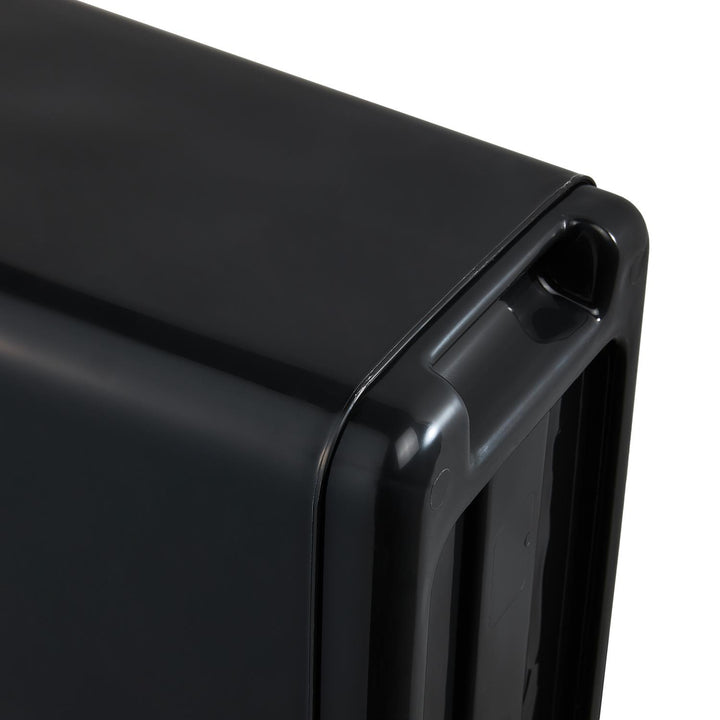 Lixeira com tampa de encaixe 25l verde Keeper