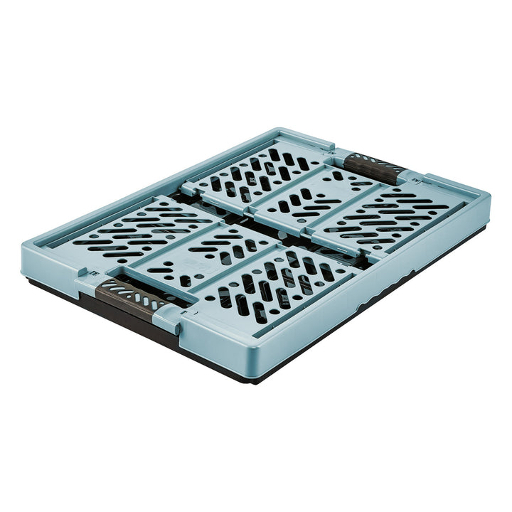 Cesta de compras dobrável de plástico azul Keepeper