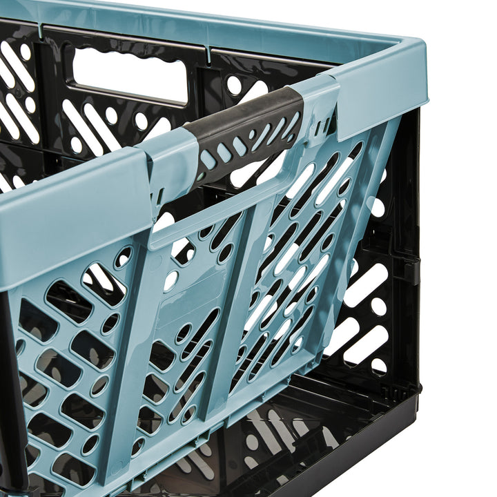 Cesta de compras dobrável de plástico azul Keepeper