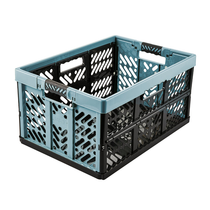 Cesta de compras dobrável de plástico azul Keepeper