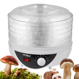 GreenBlue GB195 desidratador de alimentos, cogumelo, secador de vegetais e frutas, 250 W, extra silencioso, 5 peneiras