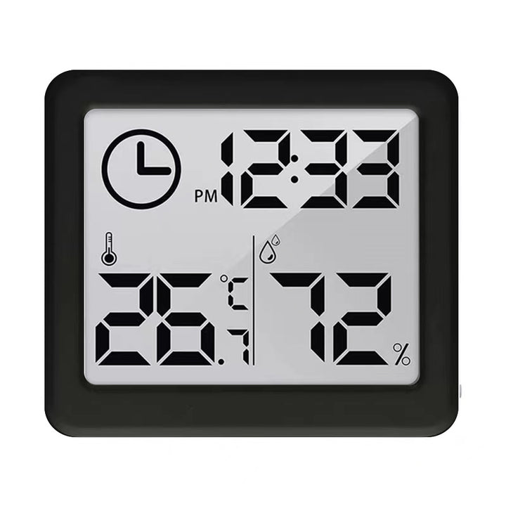 Termómetro Higrómetro GreenBlue GB384B Estação Meteorológica com Função de Relógio, Preto