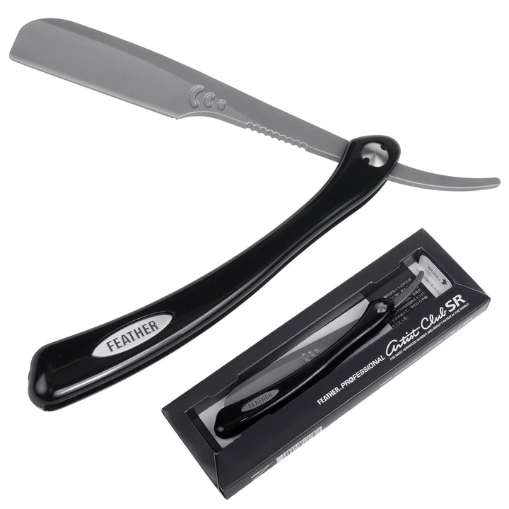 Navalha Feather Professional Artist Club Schwarz ACSR-RB