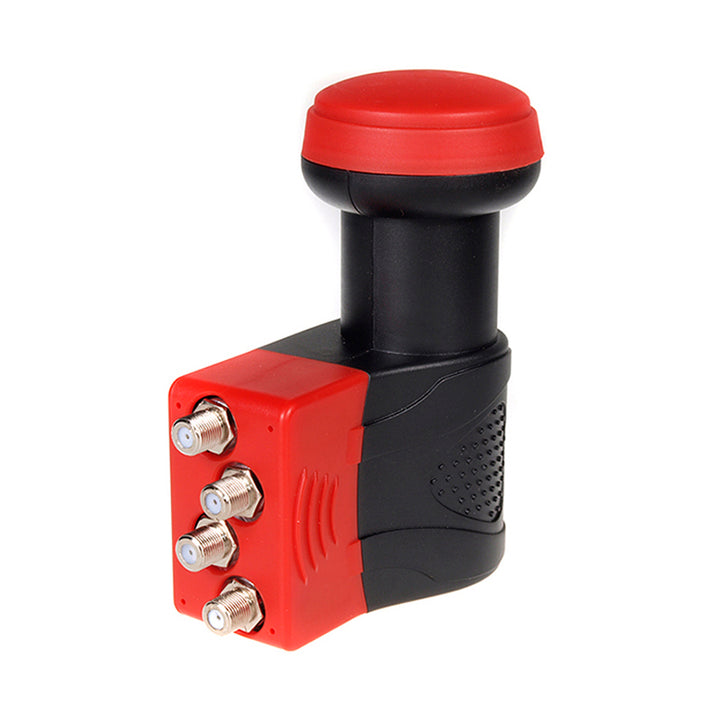 Receptor de satélite Maclean, LNB, Quad, Alto Ganho, + 4x wtyki F, MCTV-671