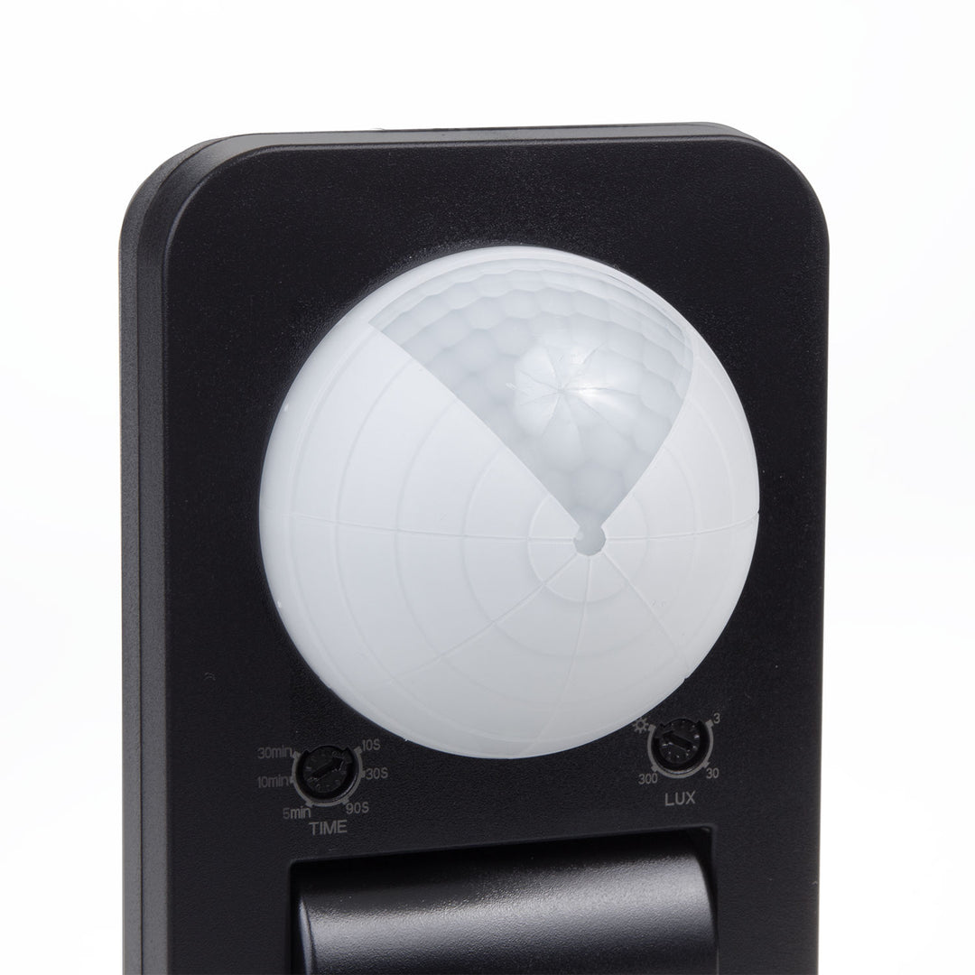 Sensor de movimento infravermelho e crepuscular Maclean MCE243 B, alcance de deteção de 360° até 20 m, proteção IP65 contra água e poeiras, máx. 2000 W, infravermelhos PIR, interno e externo