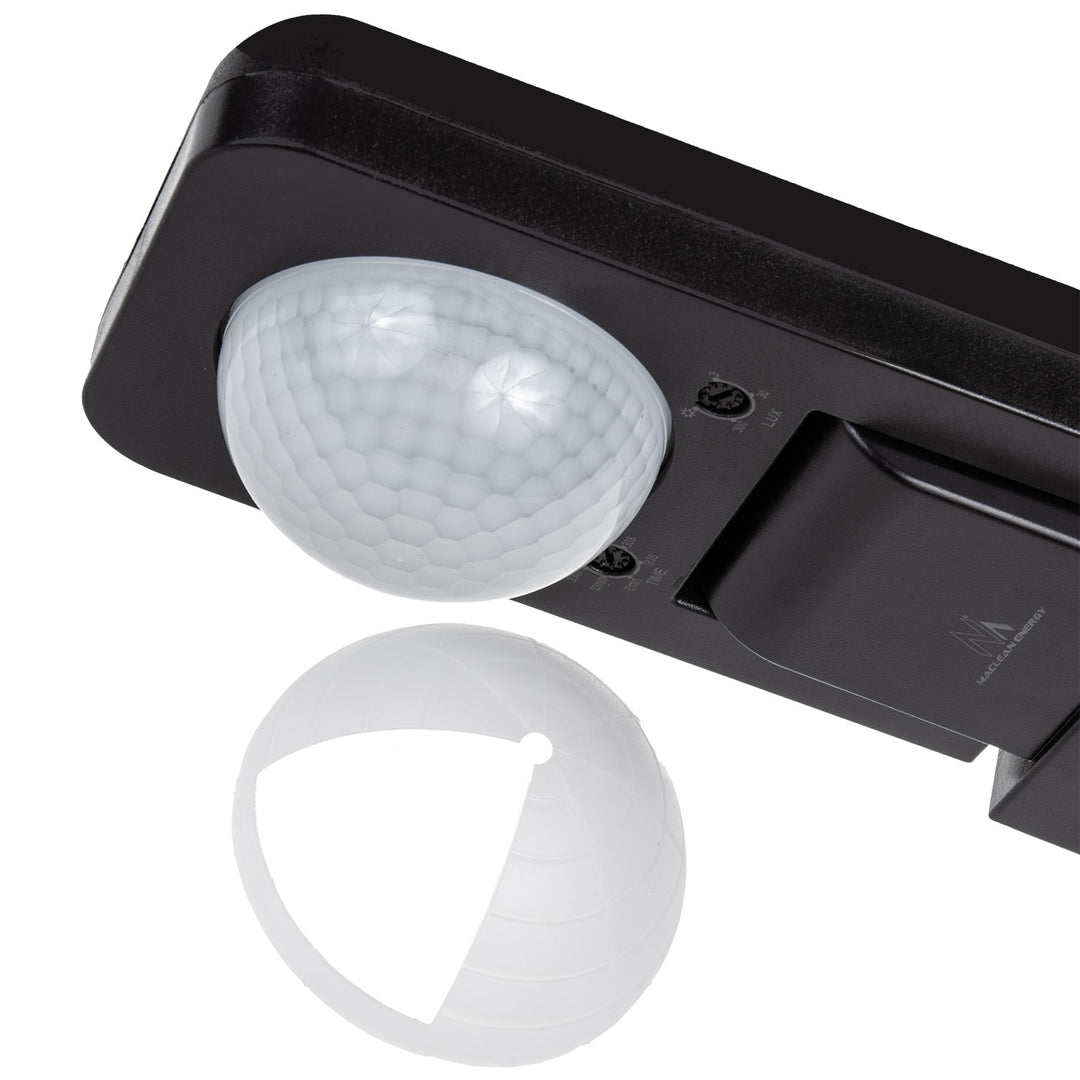 Sensor de movimento infravermelho e crepuscular Maclean MCE243 B, alcance de deteção de 360° até 20 m, proteção IP65 contra água e poeiras, máx. 2000 W, infravermelhos PIR, interno e externo