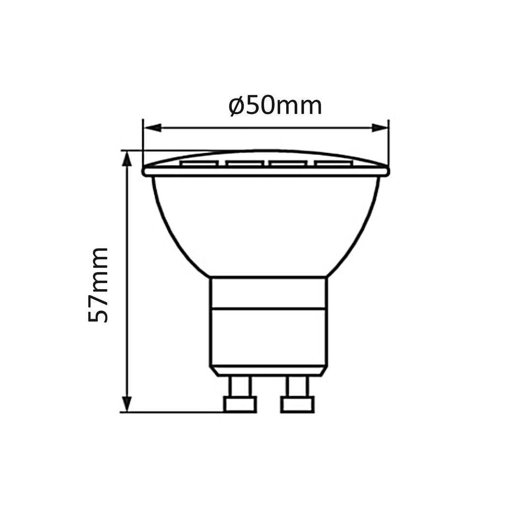 Luminária de superfície/tubo Maclean 3x, spot, quadrada, alumínio, GU10, 80x80x115mm, preta, MCE426 B + 3 lâmpadas LED de 5W