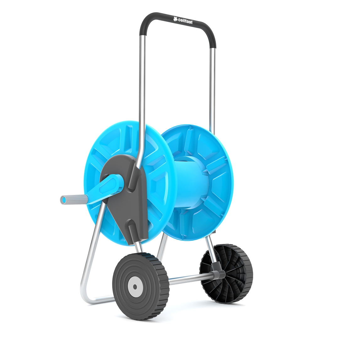 Conjunto de jardim Cellfast, mangueira Smart ATS 3/4'' 25m, carrinho Aluplus 1/2'' 60m
