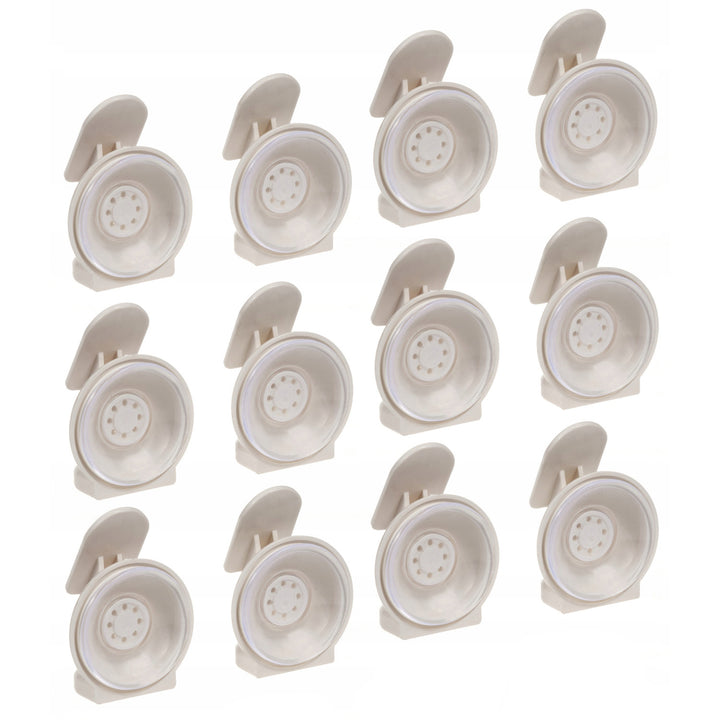 Fechadura para porta de correr 12 unidades VerdeAzul GB116 branco