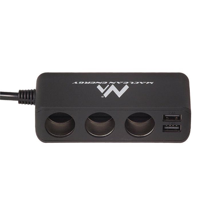 Carregador de isqueiro de automóvel Maclean, voltímetro, 120 W