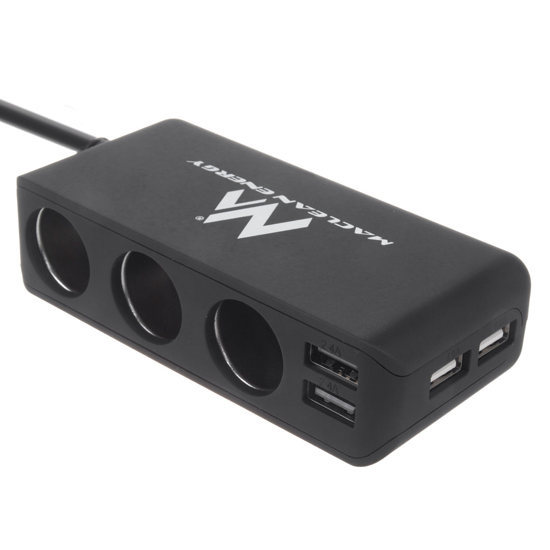 Carregador de isqueiro de automóvel Maclean, voltímetro, 120 W