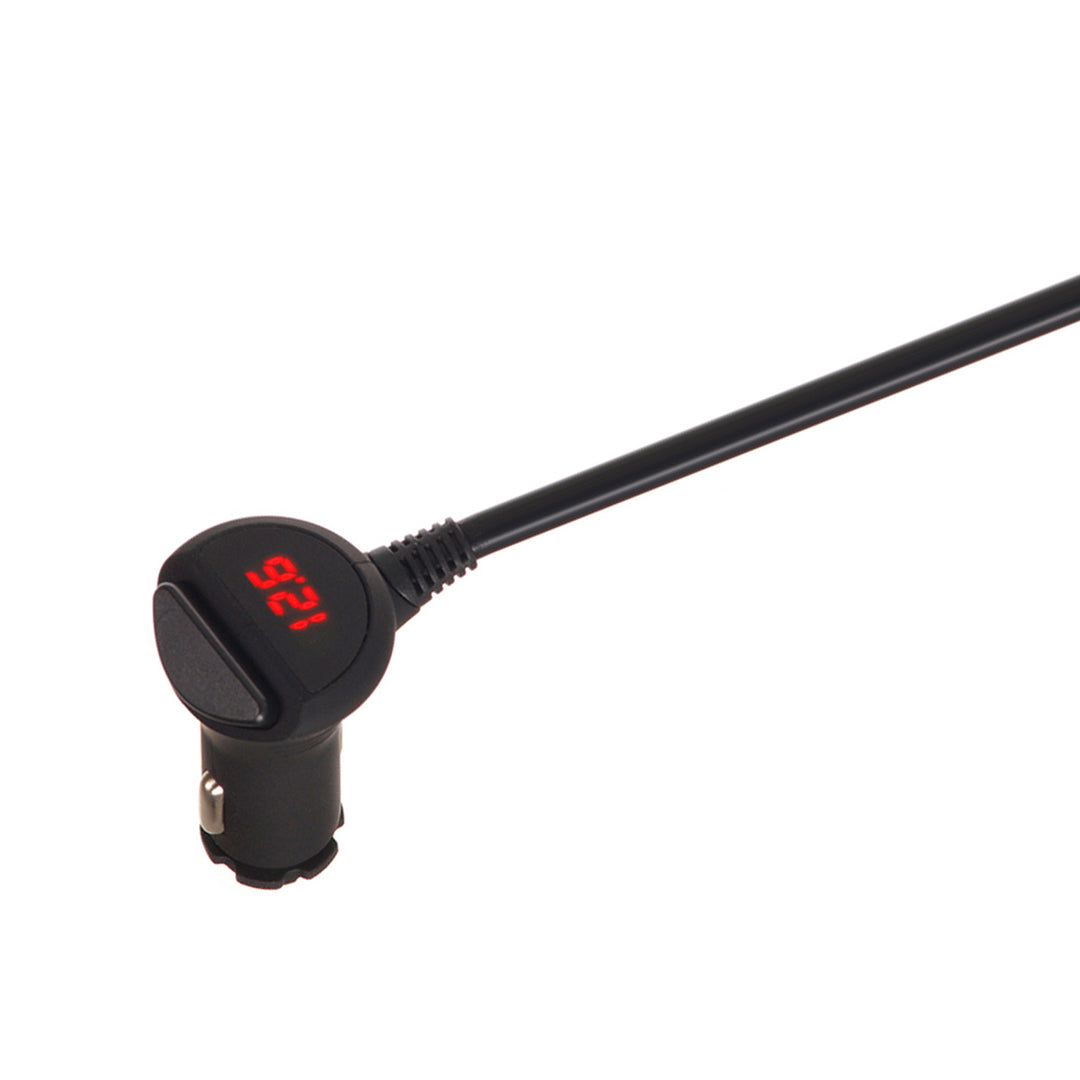 Carregador de isqueiro de automóvel Maclean, voltímetro, 120 W