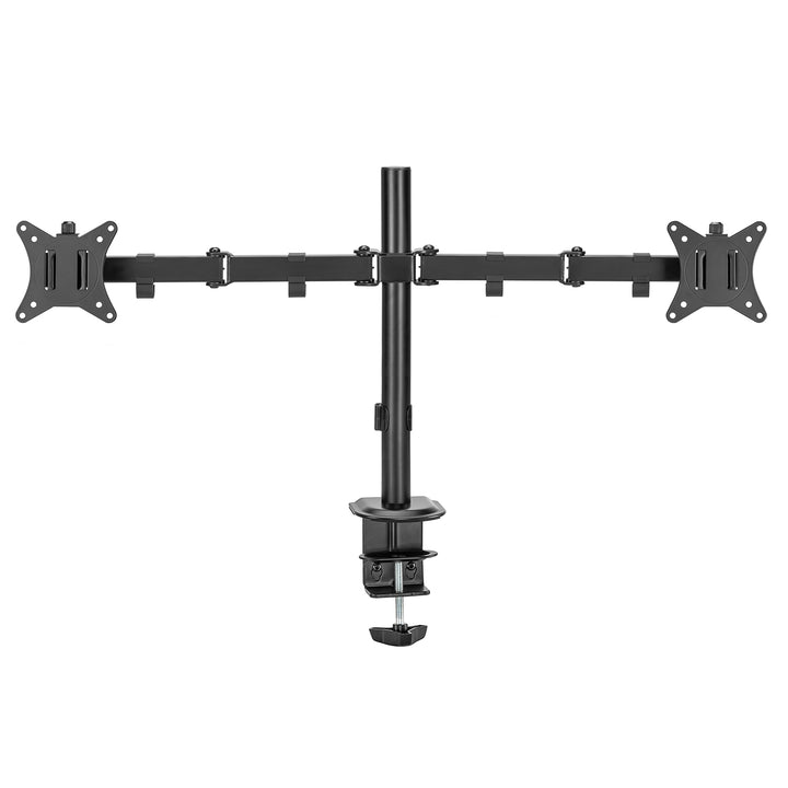 Suporte de secretária para monitor duplo Maclean MC-754N, VESA 75x75 e 100x100, 17-32", carga máxima 2 x 9 kg