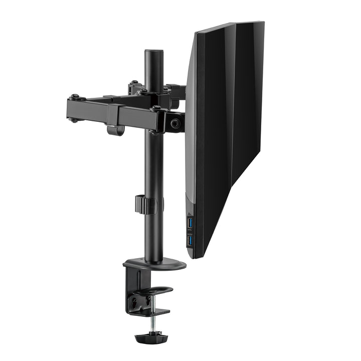 Suporte de secretária para monitor duplo Maclean MC-754N, VESA 75x75 e 100x100, 17-32", carga máxima 2 x 9 kg
