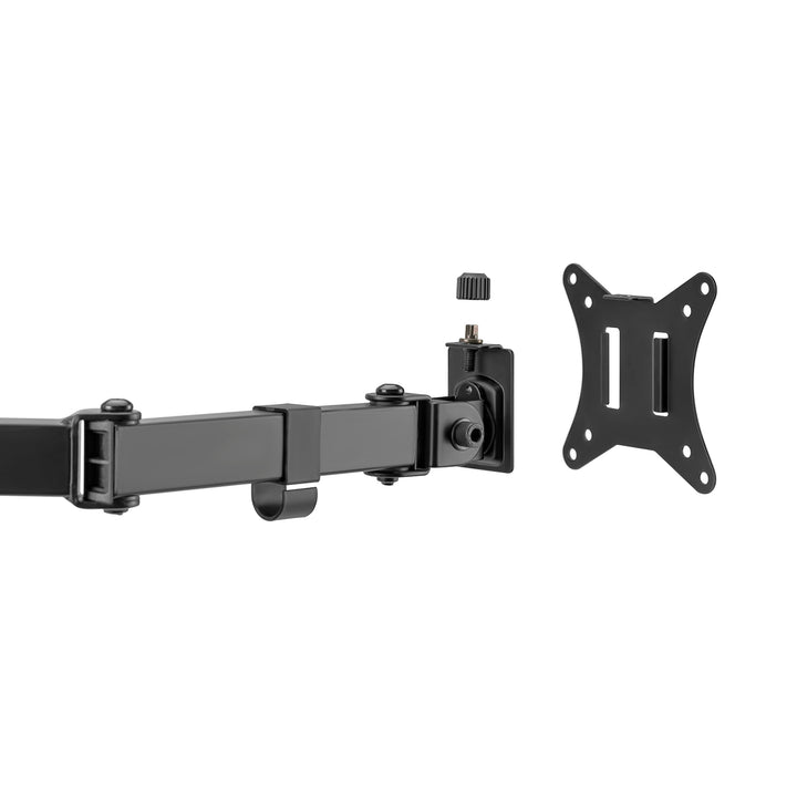 Suporte de secretária para monitor duplo Maclean MC-754N, VESA 75x75 e 100x100, 17-32", carga máxima 2 x 9 kg