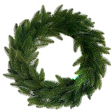Guirlanda de Natal Grande para Porta, Guirlanda de Natal Verde com 100 Ramos, Verde, 50 cm