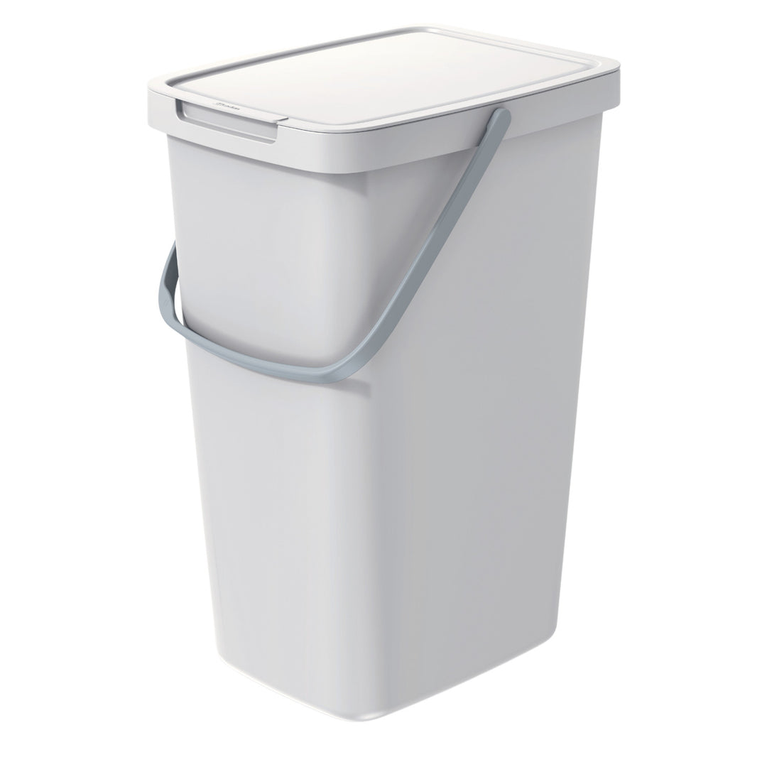 Caixote do Lixo de Reciclagem Keden Systema Q Caixote do Lixo 20L Cinza