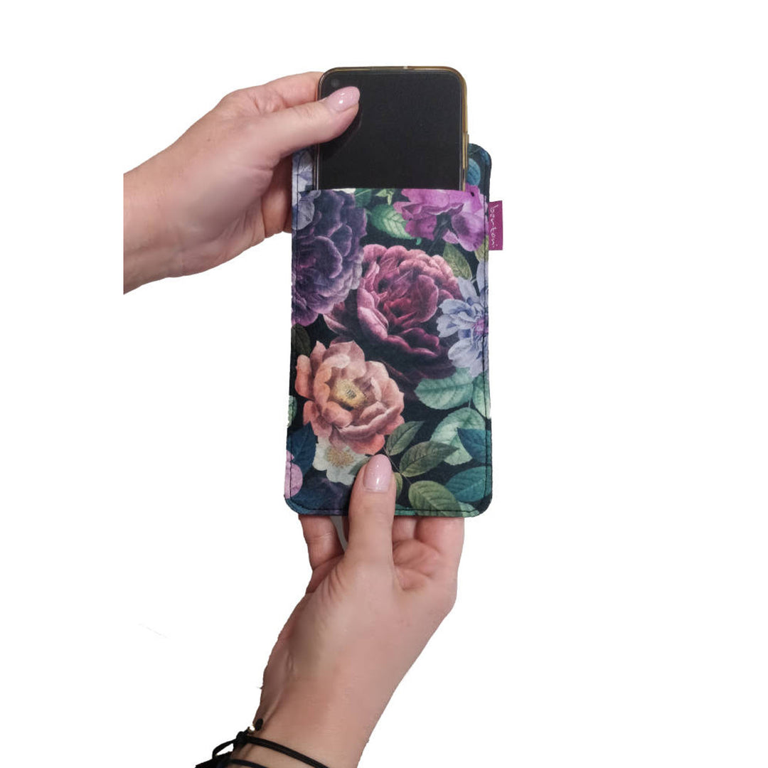 Bertoni Funda para Smartphone de Fieltro Ecológico (105x195 mm, Diseño Valencia) EE0024