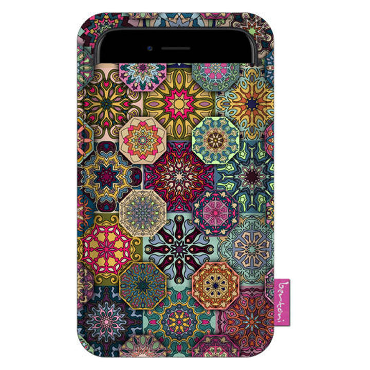 Bertoni Funda para Smartphone de Fieltro Ecológico (105x195 mm, Diseño Valencia) EE0024