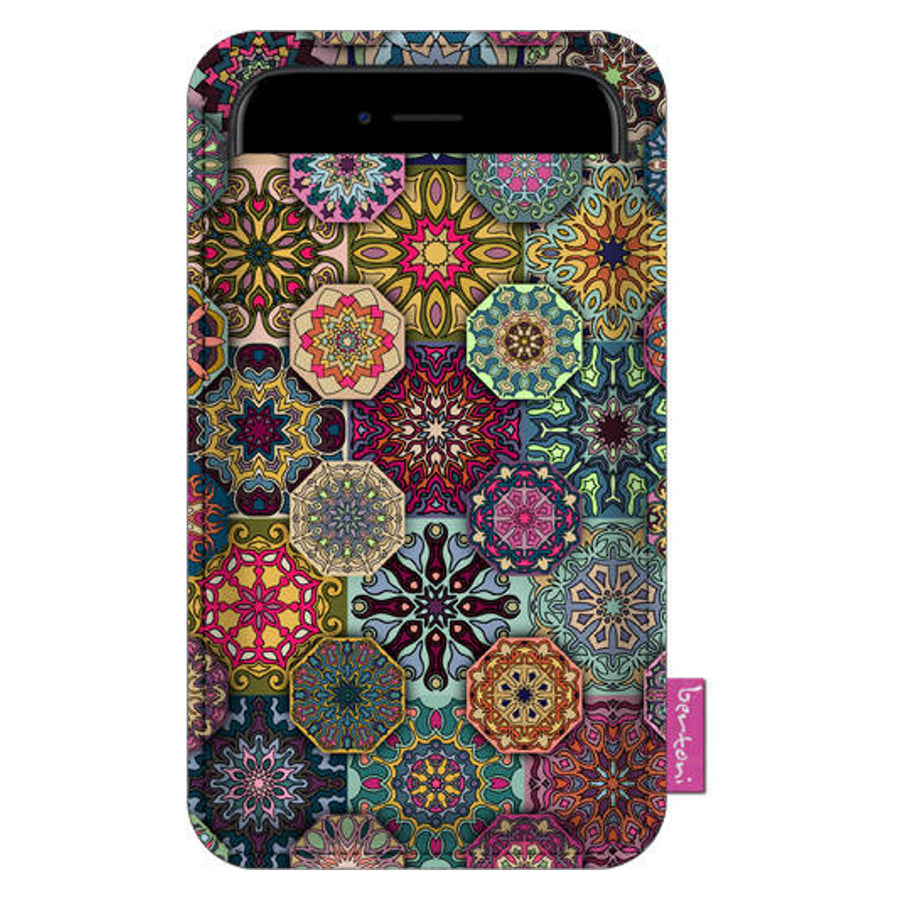 Capa para smartphone de feltro ecológica Bertoni (105x195 mm, Valencia Design) EE0024