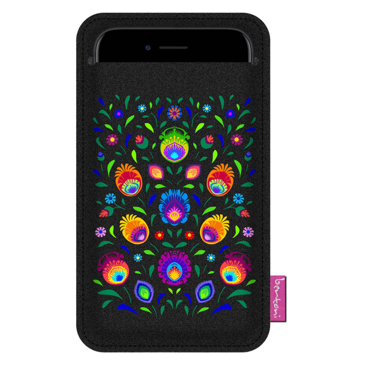 Capa para smartphone de feltro ecológica Bertoni (105x195 mm, Design: Oberek) EE0032