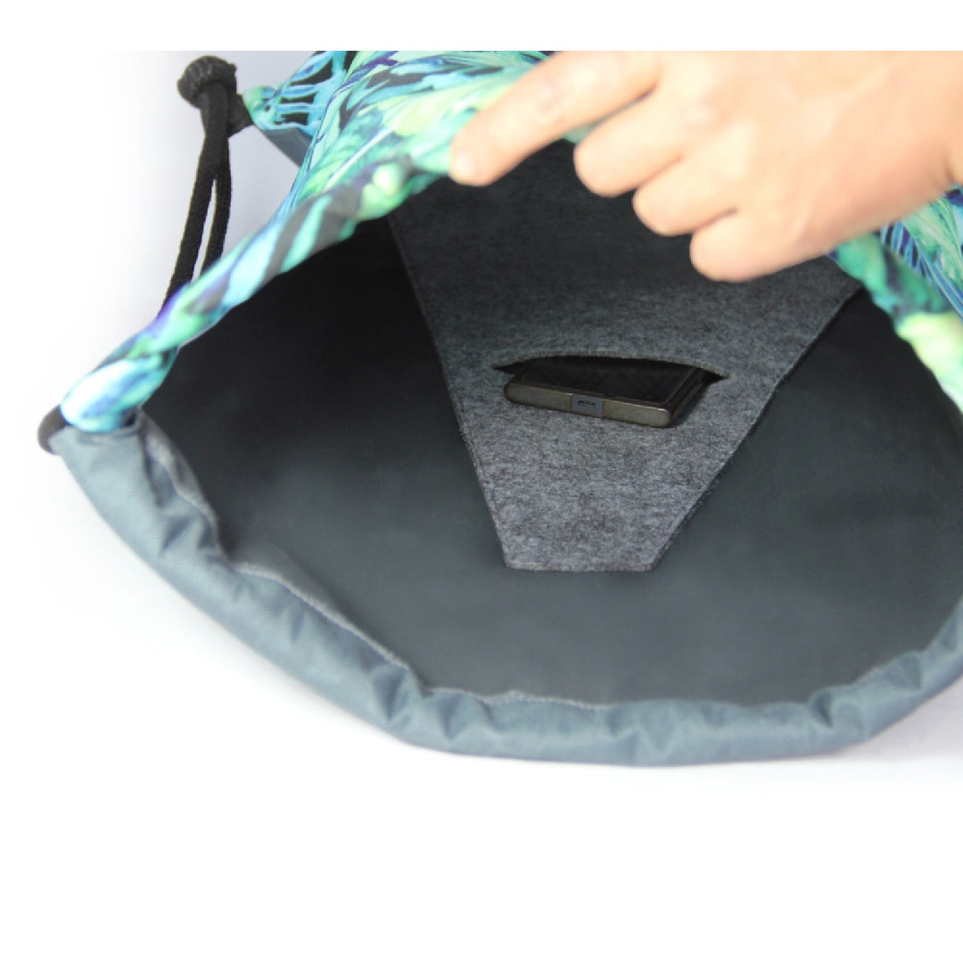 Bertoni Arco Design Bolsa Traseira Impressão em Cores, Mochila Impermeável, Impressão Miau, EE0035