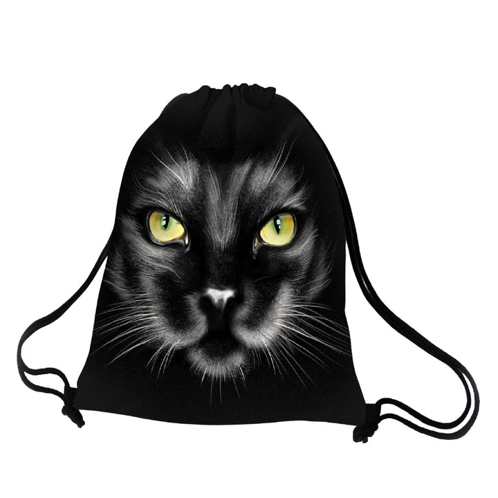 Bertoni Arco Design Bolsa Traseira Impressão em Cores, Mochila Impermeável, Estampa Preta, EE0037