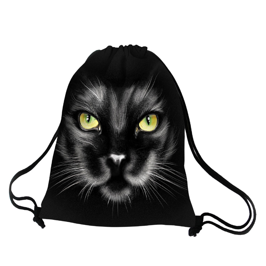 Bertoni Arco Design Bolsa Traseira Impressão em Cores, Mochila Impermeável, Estampa Preta, EE0037