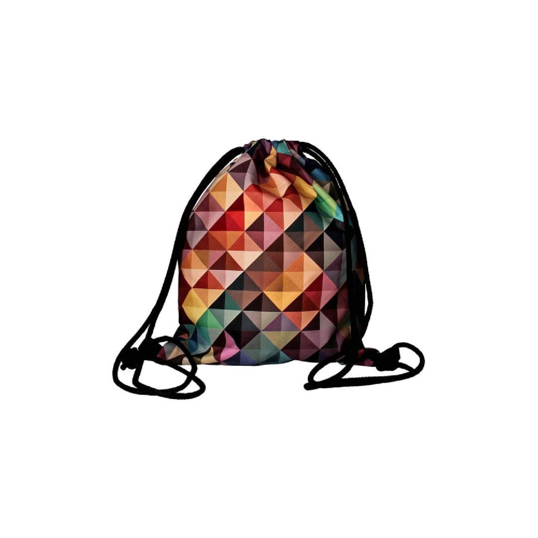 Bertoni Arco Design Bolsa Traseira Impressão em Cores, Mochila Impermeável, Impressão Jazz, EE0039