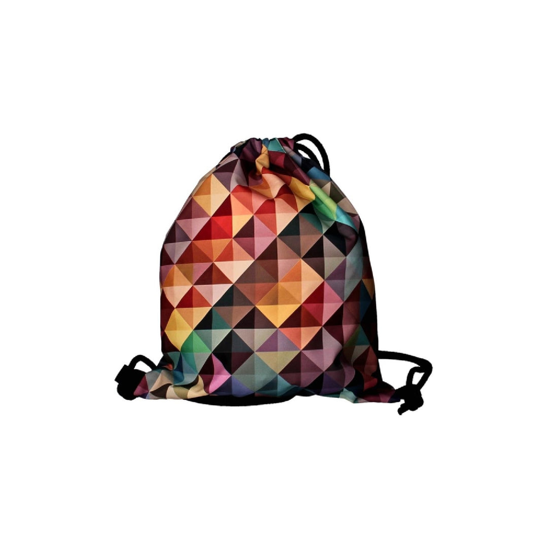 Bertoni Arco Design Bolsa Traseira Impressão em Cores, Mochila Impermeável, Impressão Jazz, EE0039