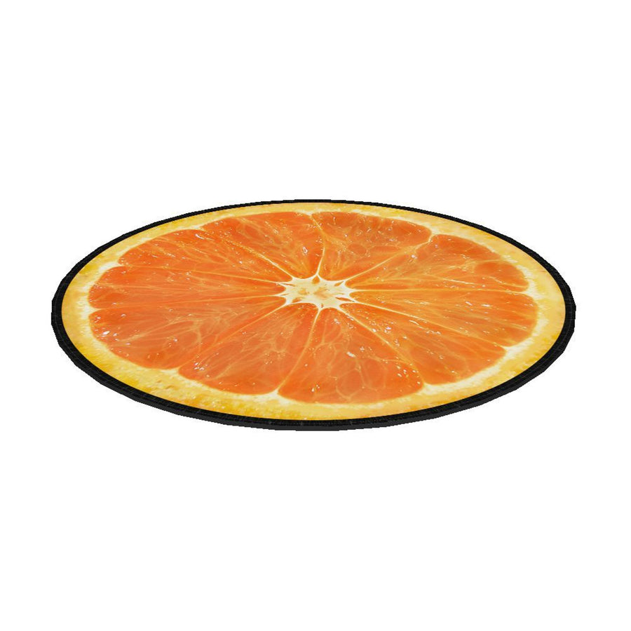 Bertoni Cojín para Silla Cojín Decorativo de Fieltro  Asiento para Cocina (35 cm, Naranja), EE0066