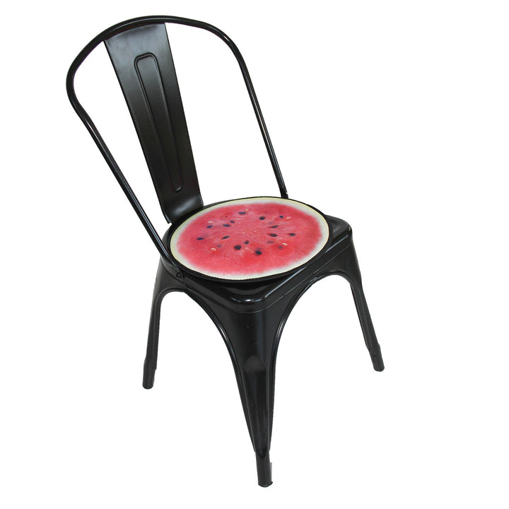 Almofada para cadeira Bertoni Almofada decorativa de feltro para cozinha (35 cm, melancia), EE0069