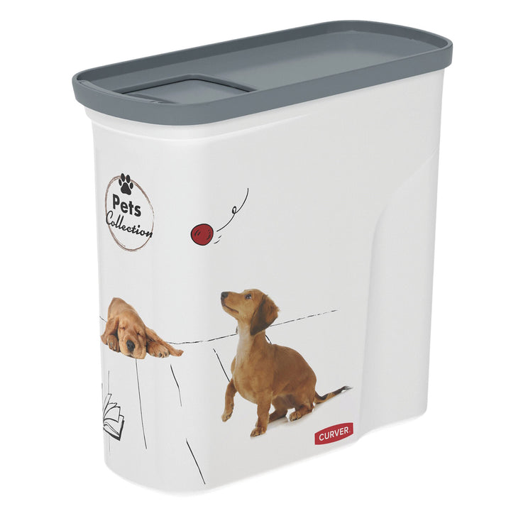 Curver PetLife Recipiente para Ração para Animais de Estimação Recipiente para Ração para Cães e Gatos 2L