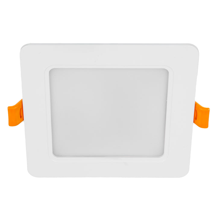 Painel de teto LED Maclean MCE373 S, montagem embutida fina, 9 W, branco neutro 4000 K, 120 x 120 x 26 mm, 900 lm