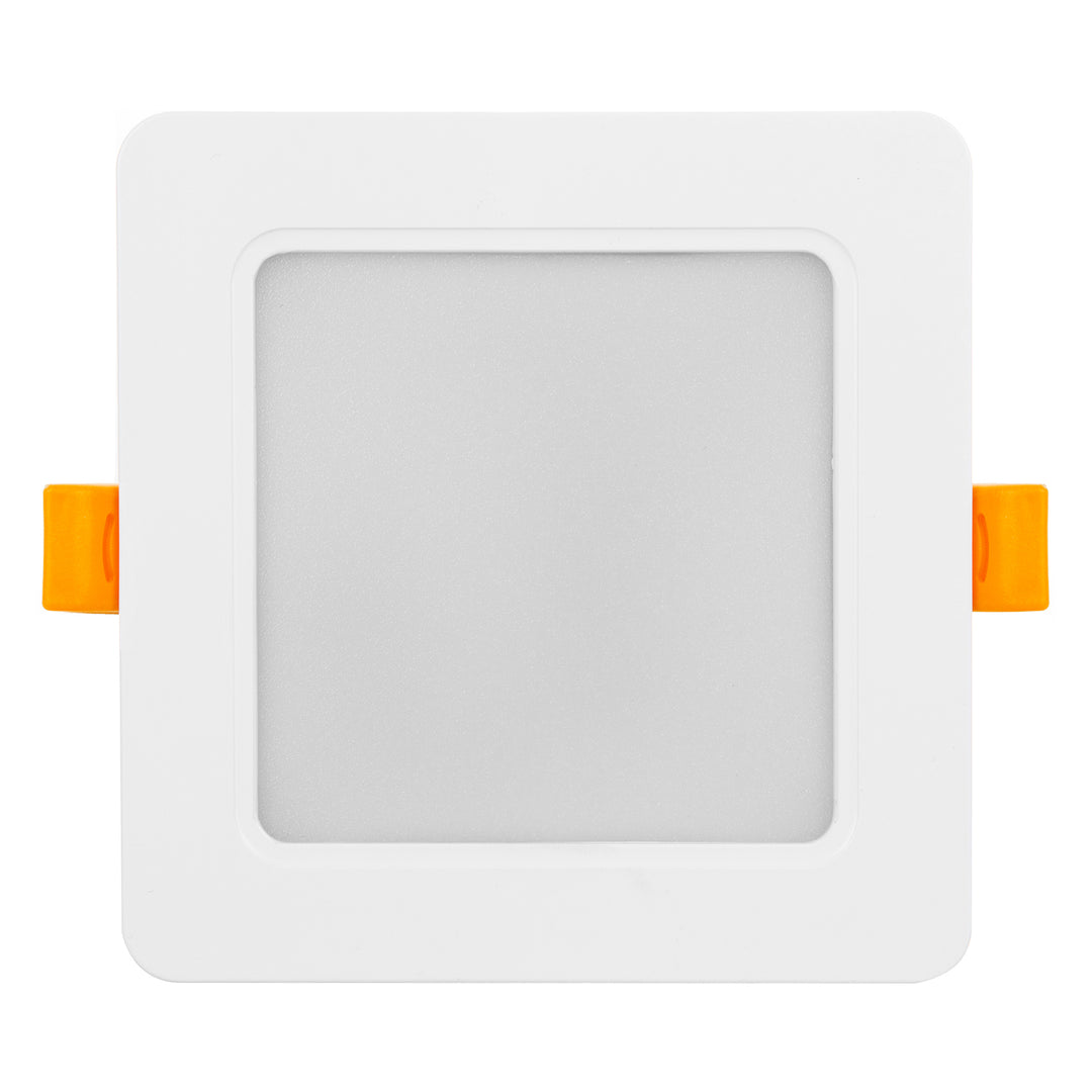 Painel de teto LED Maclean MCE373 S, montagem embutida fina, 9 W, branco neutro 4000 K, 120 x 120 x 26 mm, 900 lm