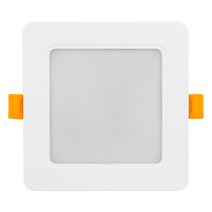 Painel de teto LED Maclean MCE373 S, montagem embutida fina, 9 W, branco neutro 4000 K, 120 x 120 x 26 mm, 900 lm