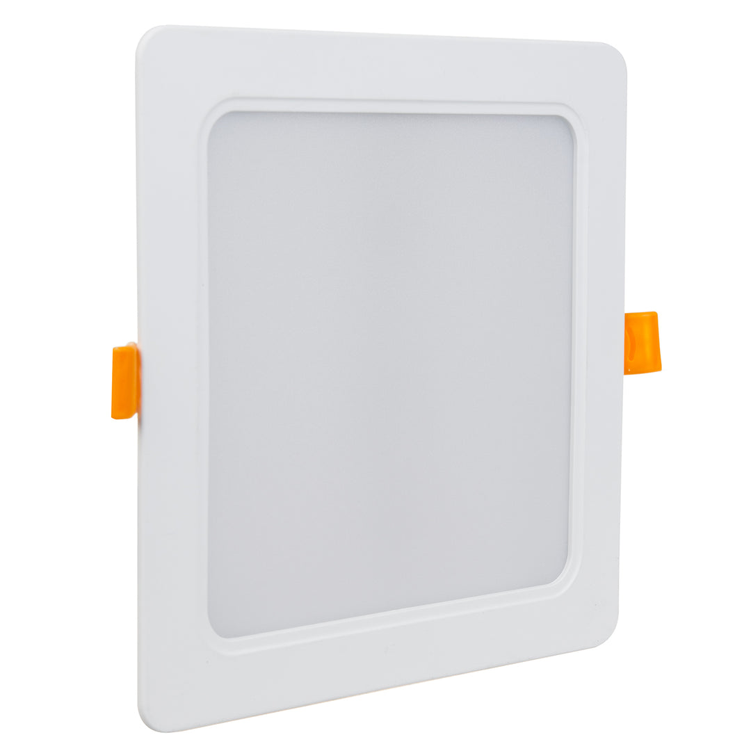 Painel de teto LED Maclean MCE374 S, montagem embutida fina, 18 W, branco neutro 4000 K, 170 x 170 x 26 mm, 1900 lm