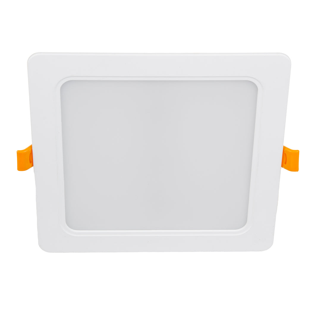 Painel de teto LED Maclean MCE374 S, montagem embutida fina, 18 W, branco neutro 4000 K, 170 x 170 x 26 mm, 1900 lm