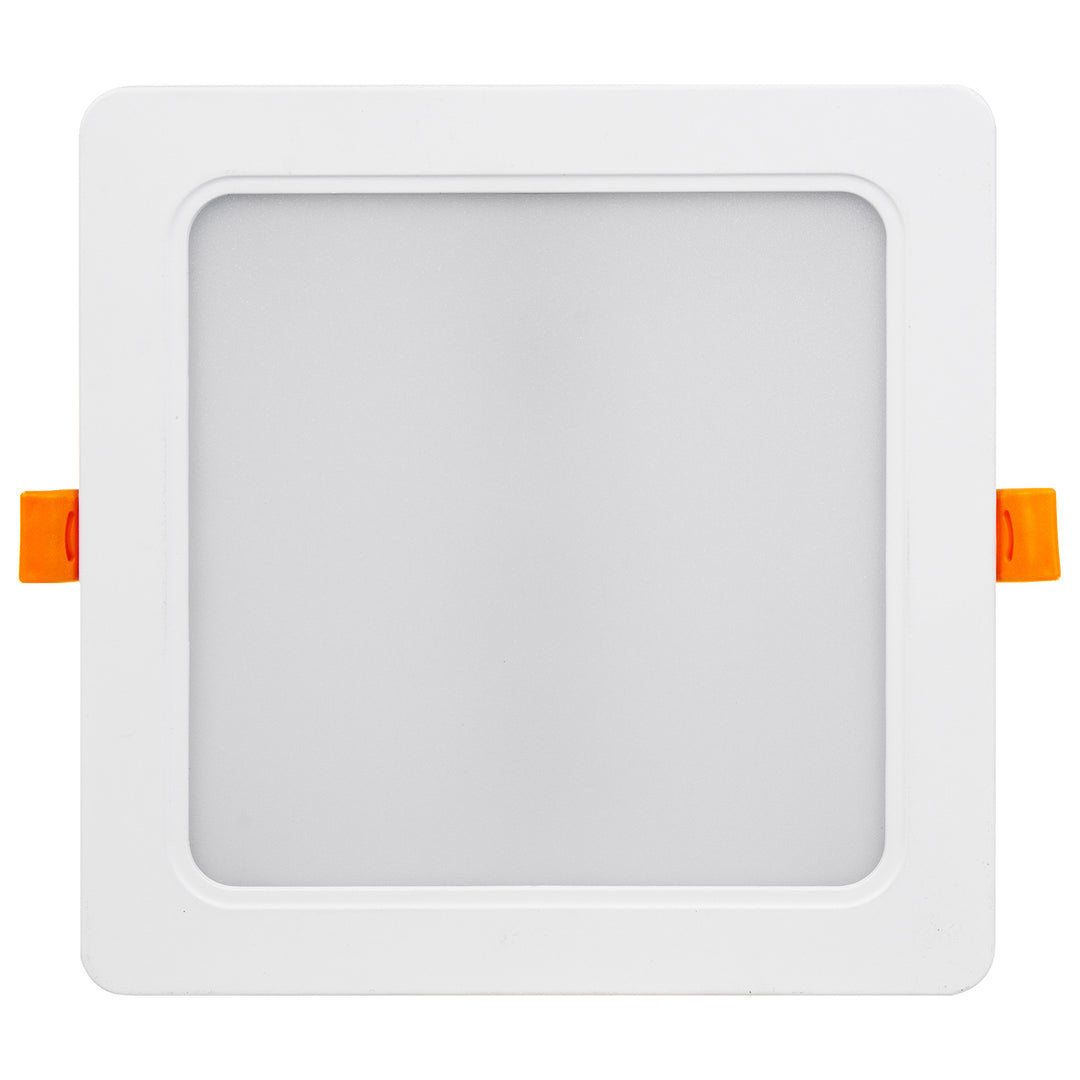 Painel de teto LED Maclean MCE374 S, montagem embutida fina, 18 W, branco neutro 4000 K, 170 x 170 x 26 mm, 1900 lm