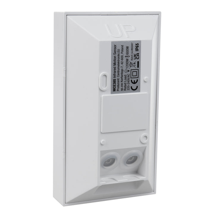Detetor de movimento infravermelho PIR externo Maclean MCE385 W, imune a animais de estimação, máx. 1200 W, IP65